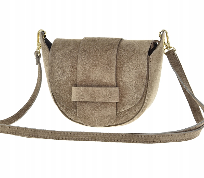 Dámská kabelka přes rameno Laura Biaggi semišová kůže béžová taupe