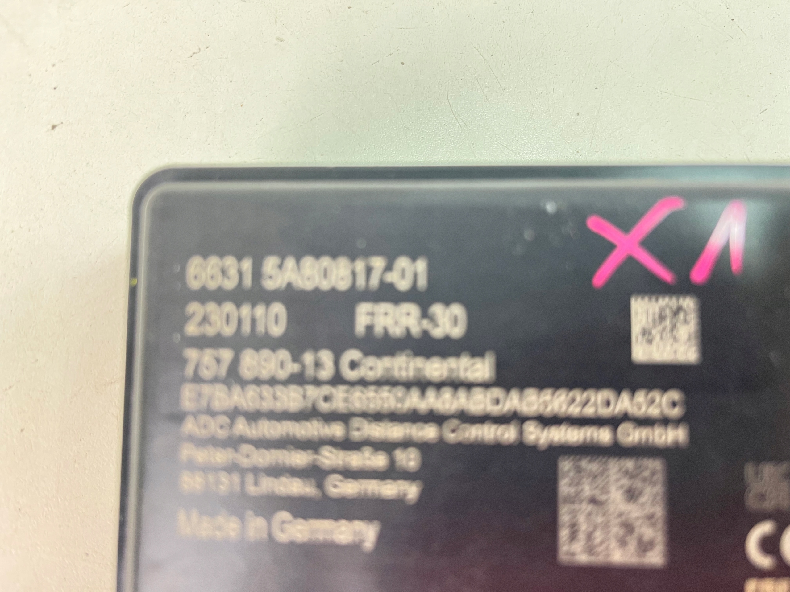 RADAR BMW X1 U11 5A80817
