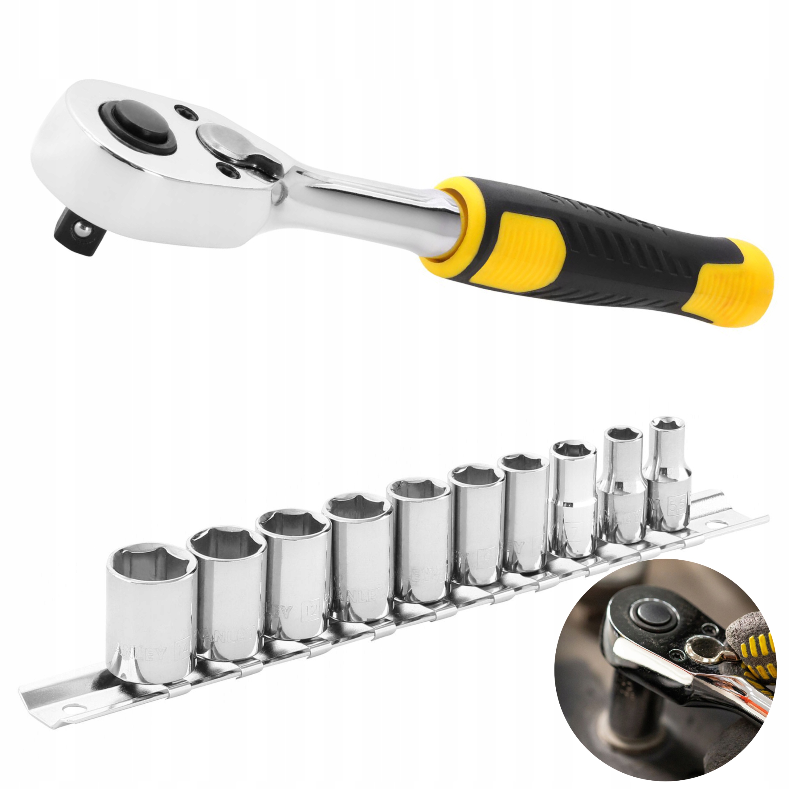 

Stanley STMT82666-0 Grzechotka 1/4 72T Nasadki 10e