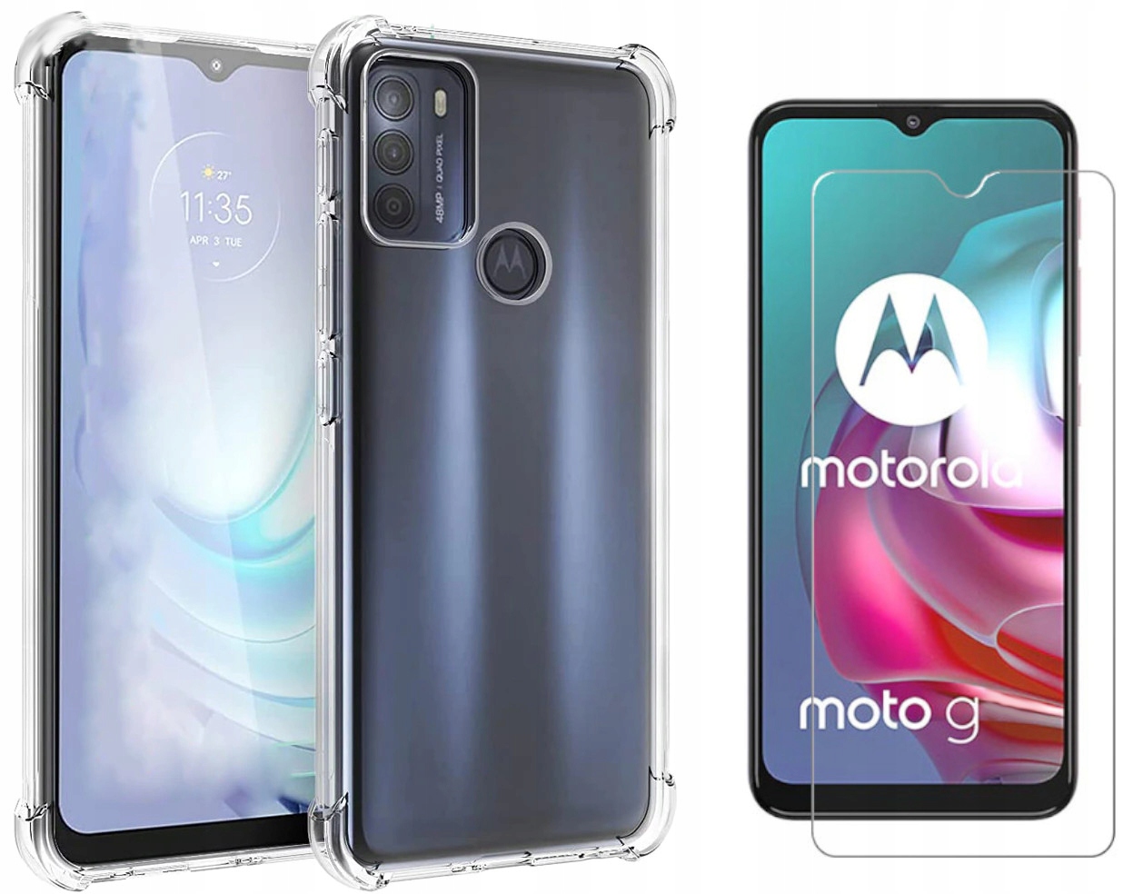 

Pancerne Etui A-shock do Motorola Moto G50 Szkło