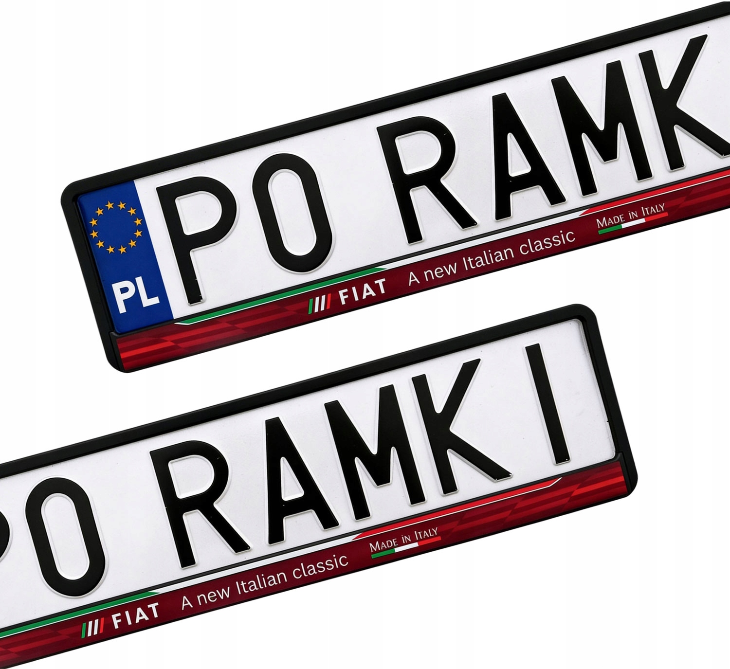 Fiat Scudo Tipo Panda 500 600 Doblo cabrio ramki pod tablice rejestracyjne