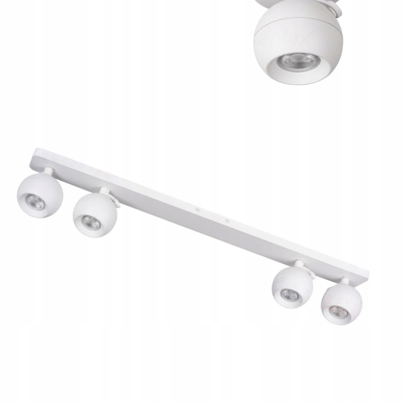 stropní svítidlo Led Čtyřbodové Svítidlo Galoba 4x GU10 Reflektory Bílé Kanlux