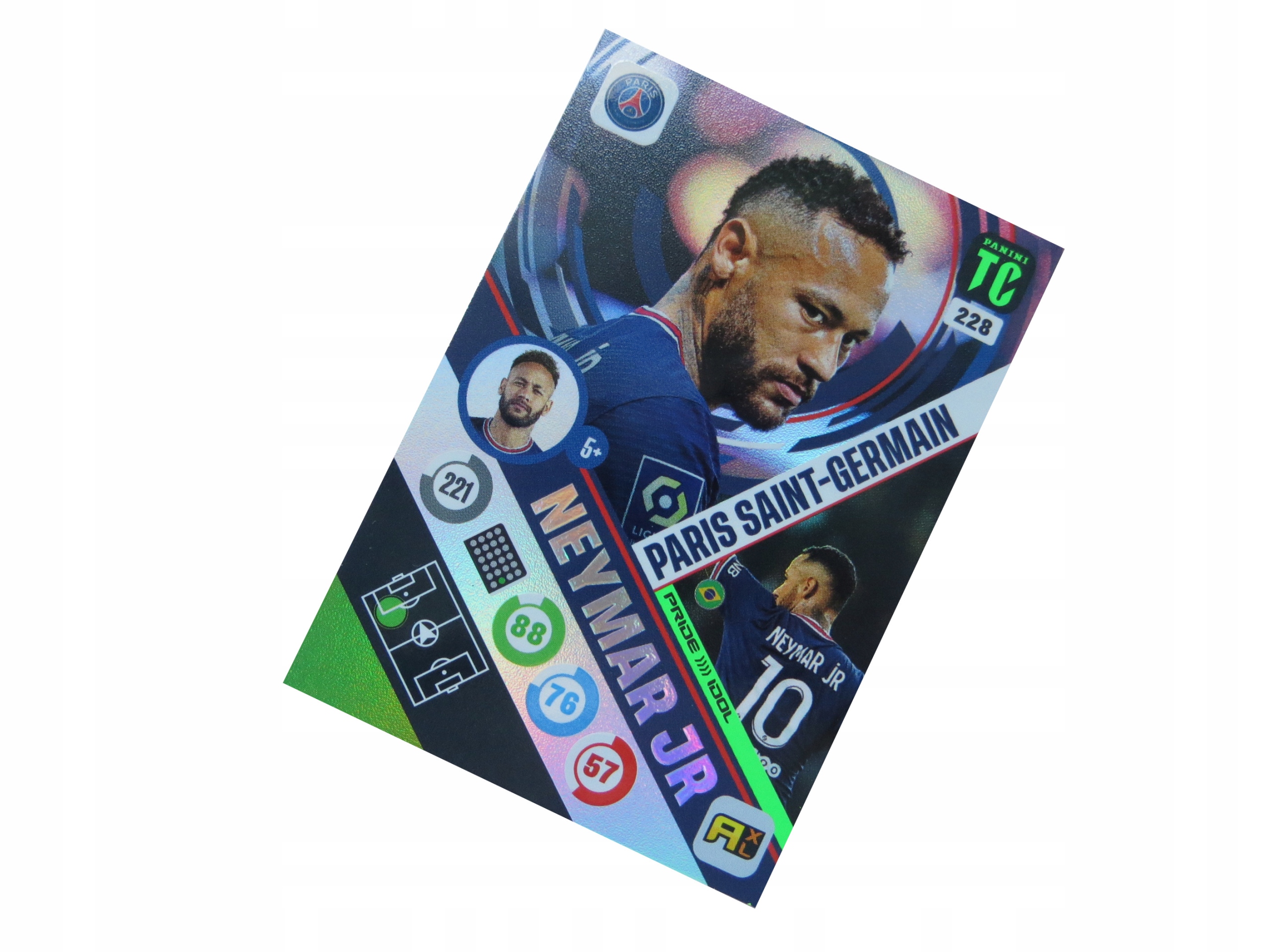Panini Top Class 2022 Karty Piłkarskie Pride Idol Neymar Jr 228 Psg