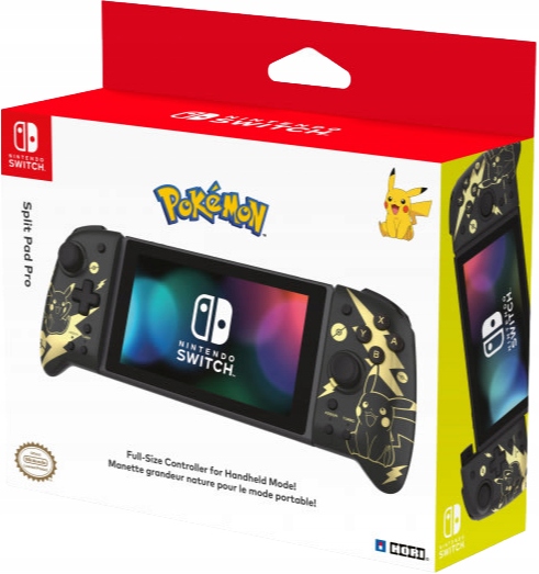 Switch Split Pad Pro Pikachu Černá Zlatá Edice