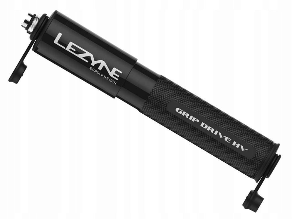 Pumpička Lezyne Grip Drive Hv M, 90 psi, černá