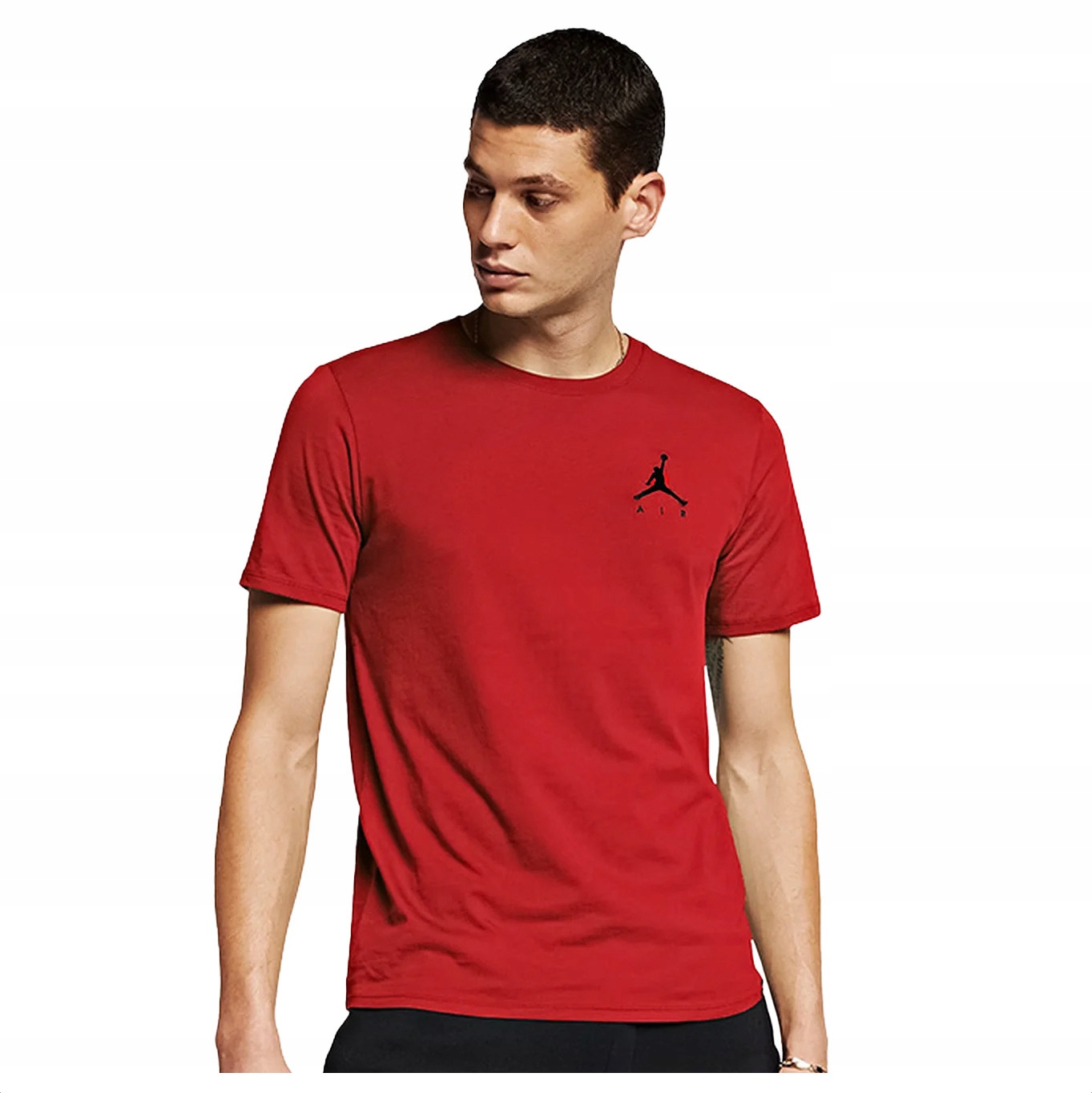 Jordan Nike Air Tričko Bavlněné pánské Jumpman sportovní tričko červené