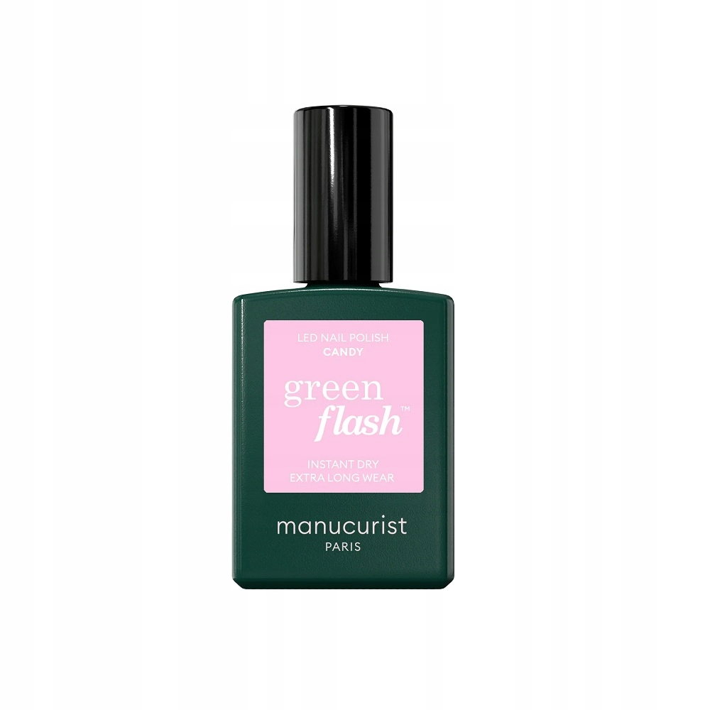 MANUCURIST_Green Flash Led Gel Nail Lacquer lak na nehty Candy 15 ml