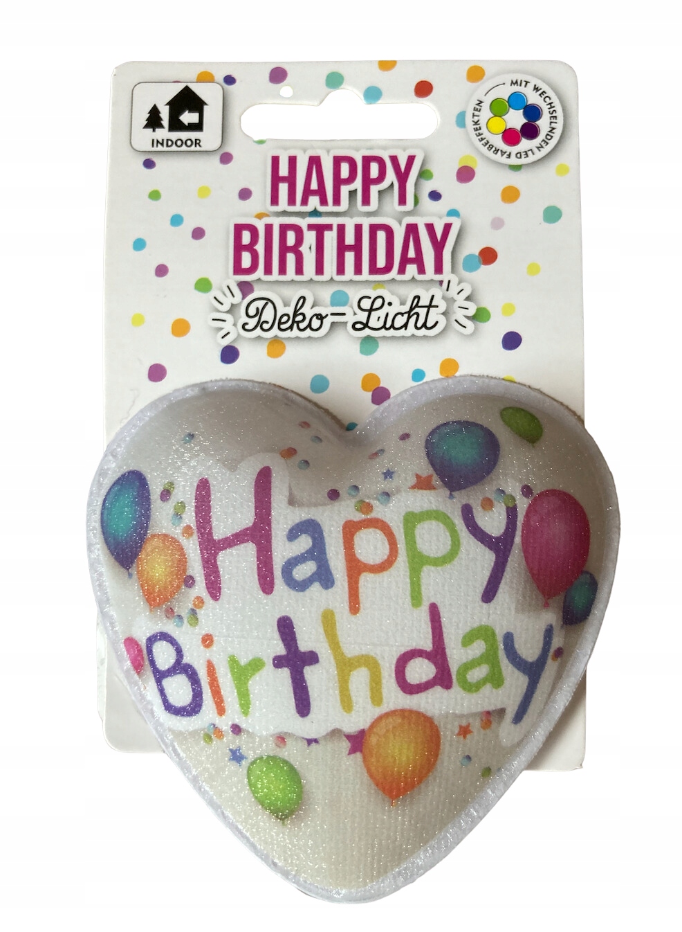 

Gadżet urodzinowy serduszko Led