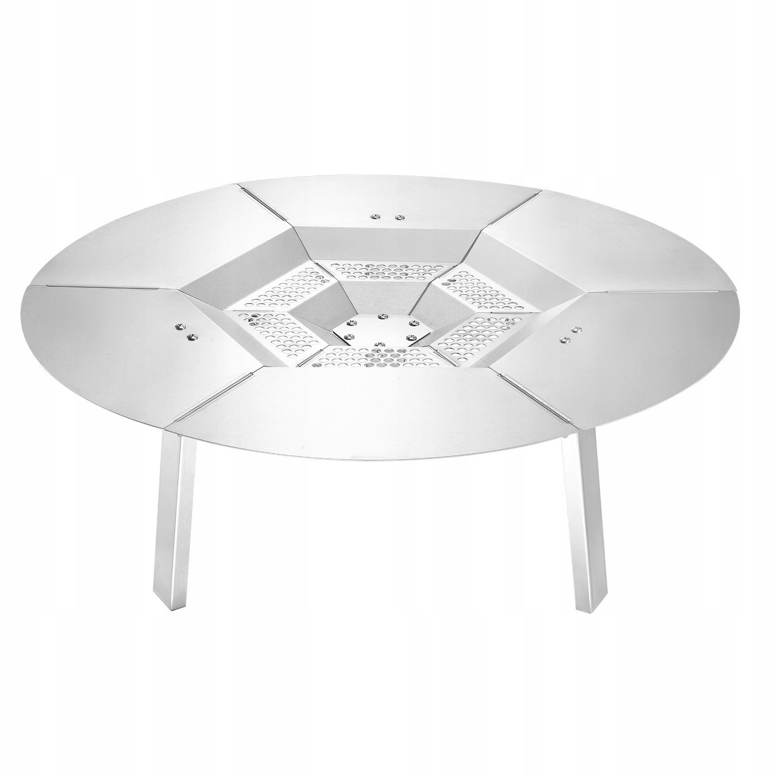 Difuzér Tepla Vevor 635X254 MM Nerezová Oceľ Kryt Na Ohnisko Silný