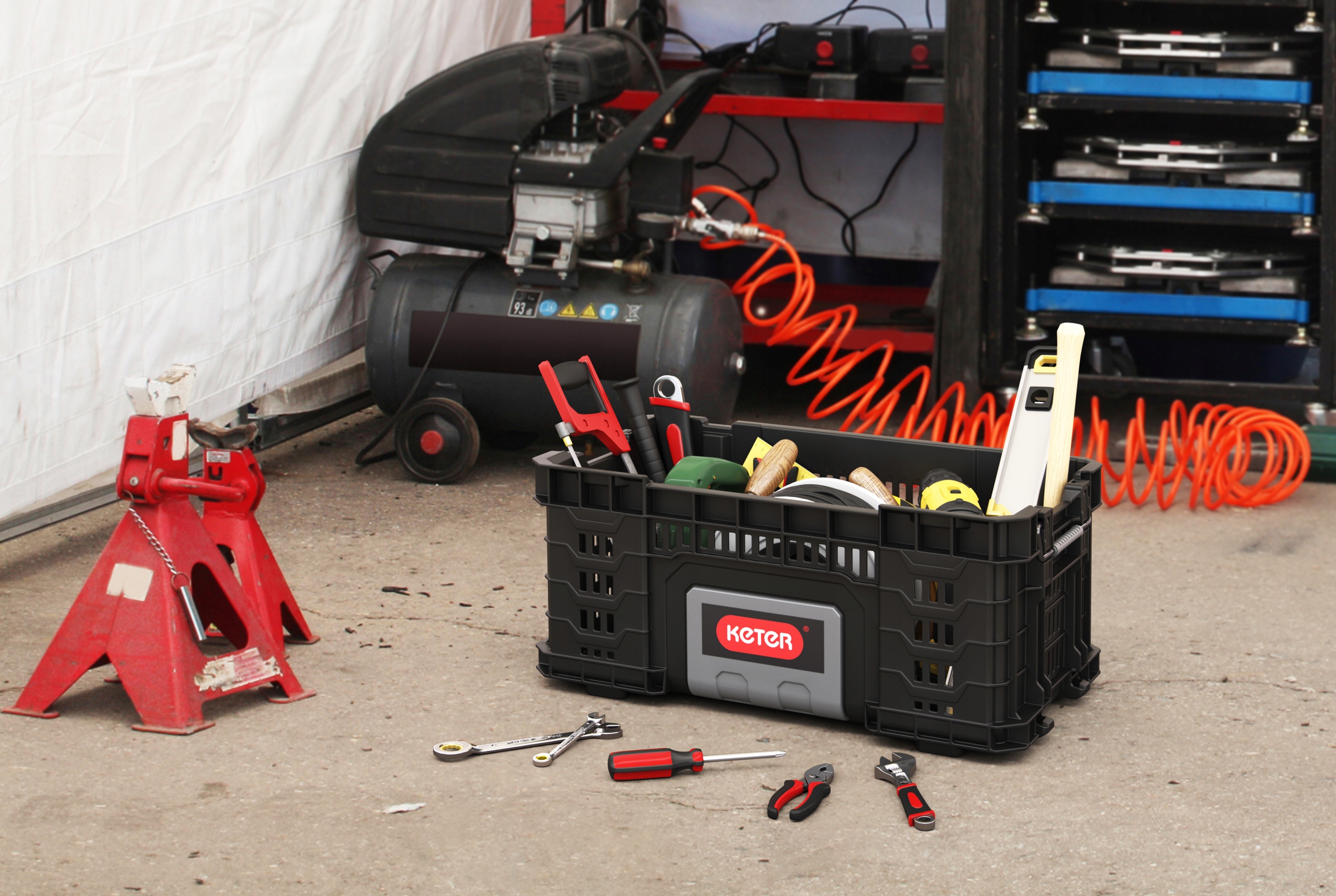 KETER SKRZYNKA NARZĘDZIOWA KOSZYK ORGANIZER 33,8L Kod producenta 238276