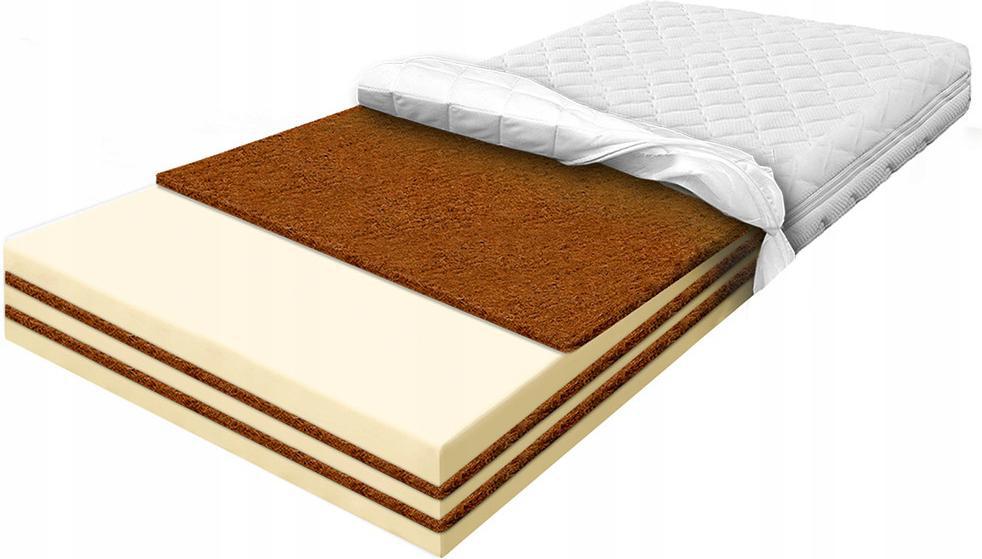 Materac 140x190 z kokos ból kręgosłupa premium na plecy z kokosem 18cm