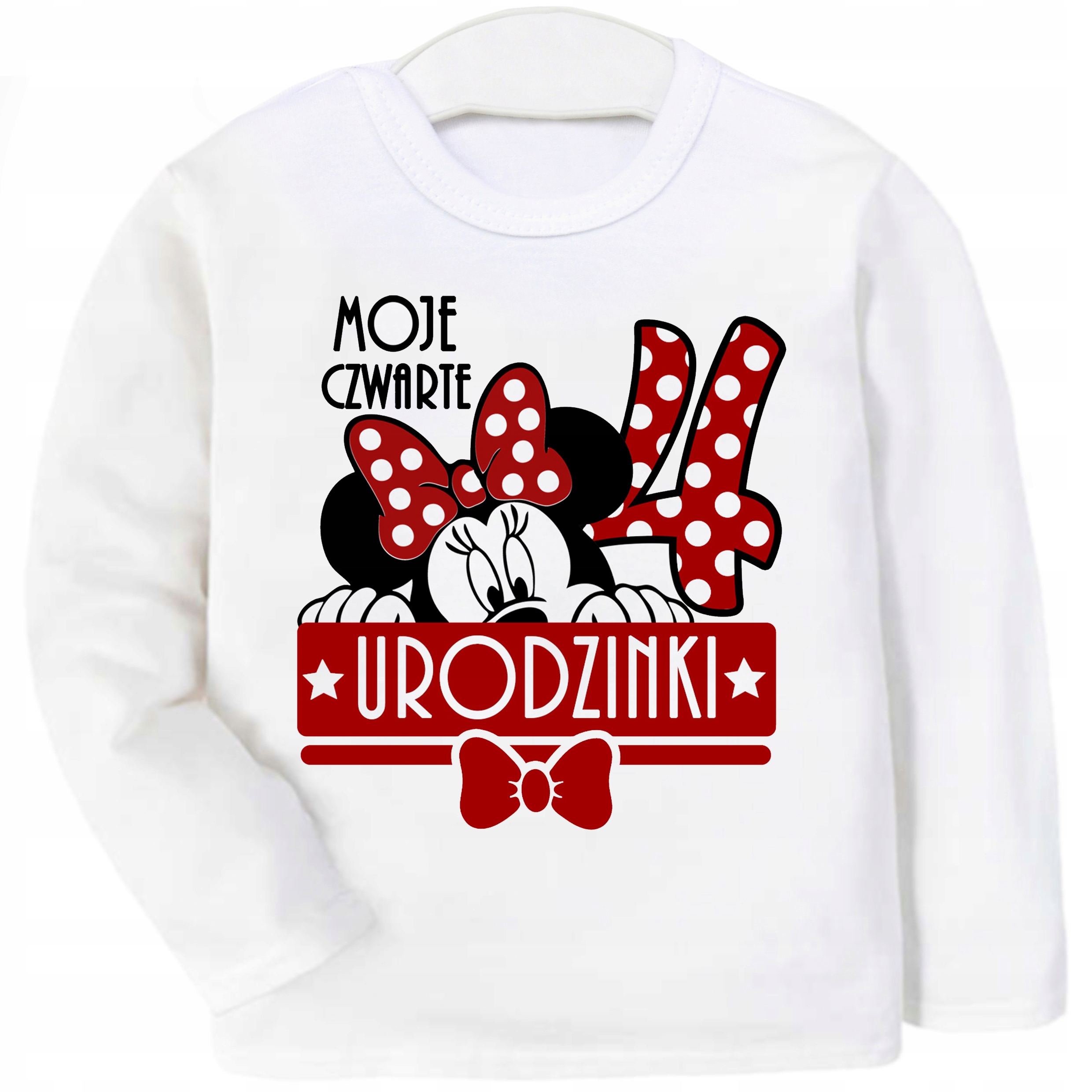 

Bluzka koszulka 4 Urodziny Myszka Minnie r 110