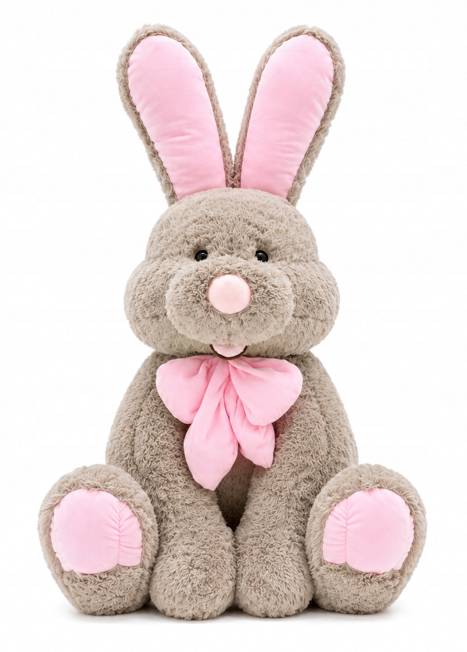 Duży Miś Pluszowy Królik Bunny Przytulanka Maskotka 190CM Beżowy