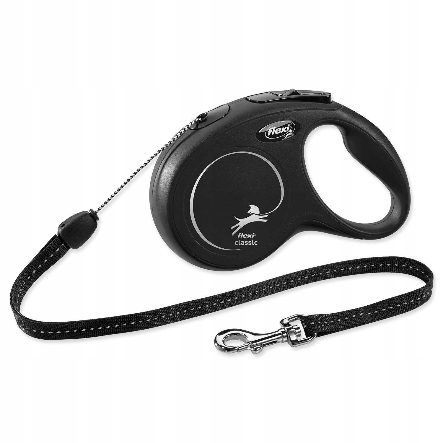 Levně Vodítko Flexi Classic New lanko S černé 8m