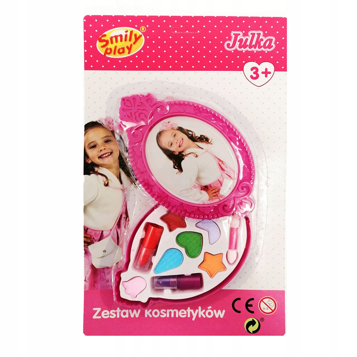

Smily Play Kosmetyki zestaw ramka cienie błyszczyk