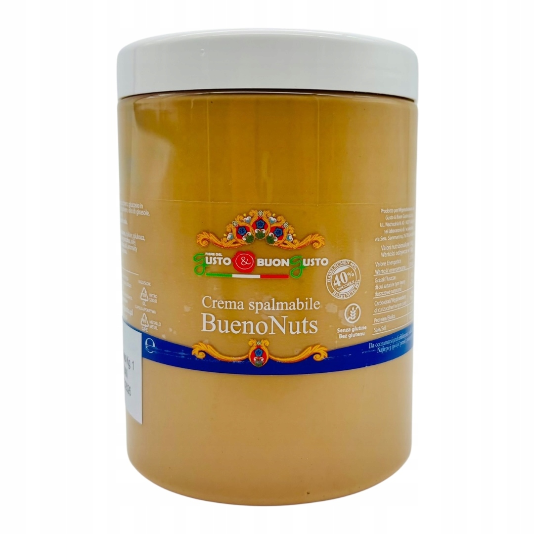 Levně Ořechový krém BuenoNuts! 1 kg – přímo z Itálie!