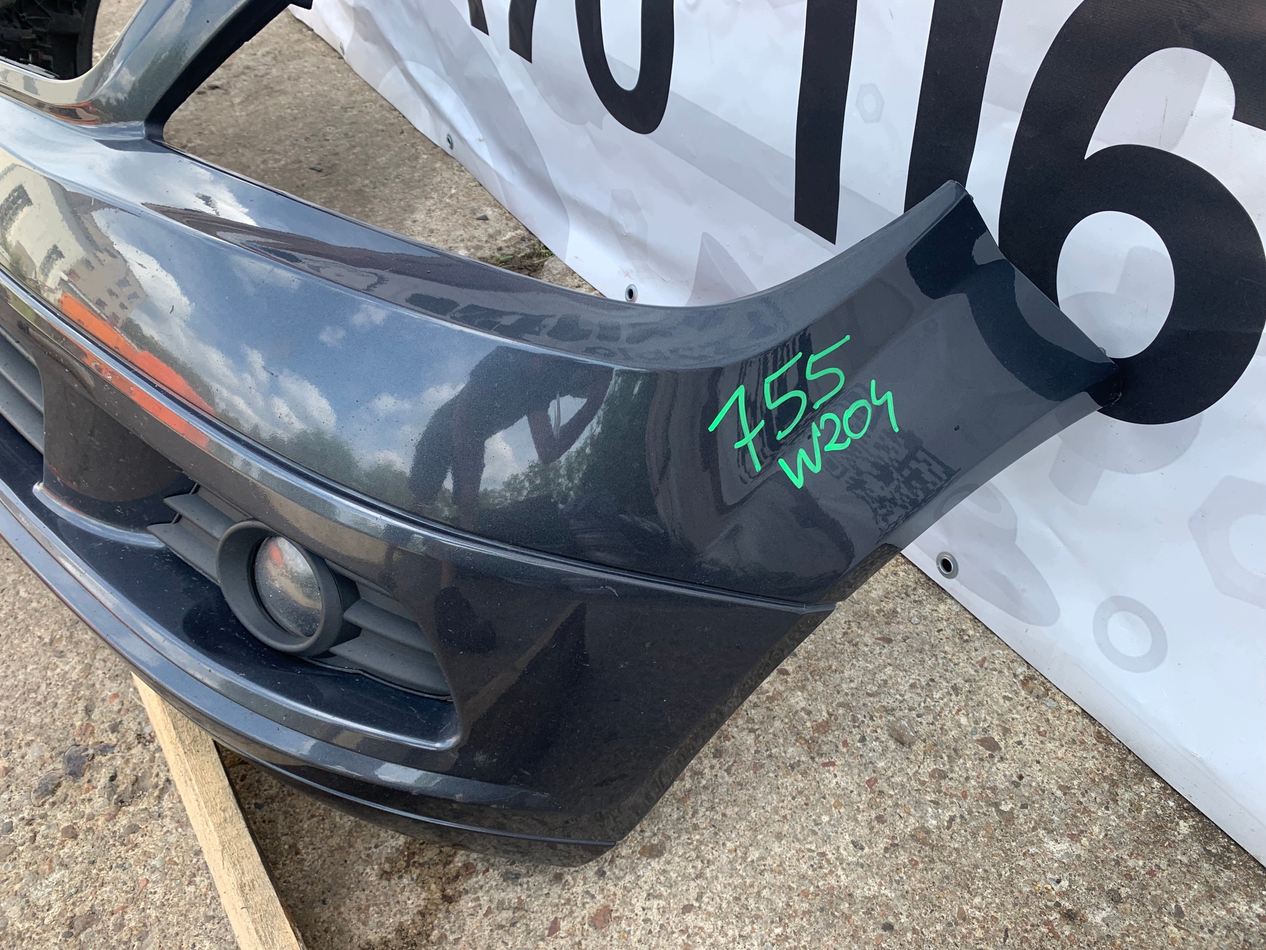 MERCEDES C-KLASA W204 bumper front front 755 C755 before LIFT