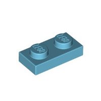 

Lego Płytka Medium Azure 1x2 3023 4619511 1szt.New