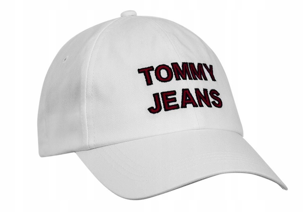 TOMMY HILFIGER CZAPKA Z DASZKIEM GRAPHIC CAP WHITE Płeć uniseks