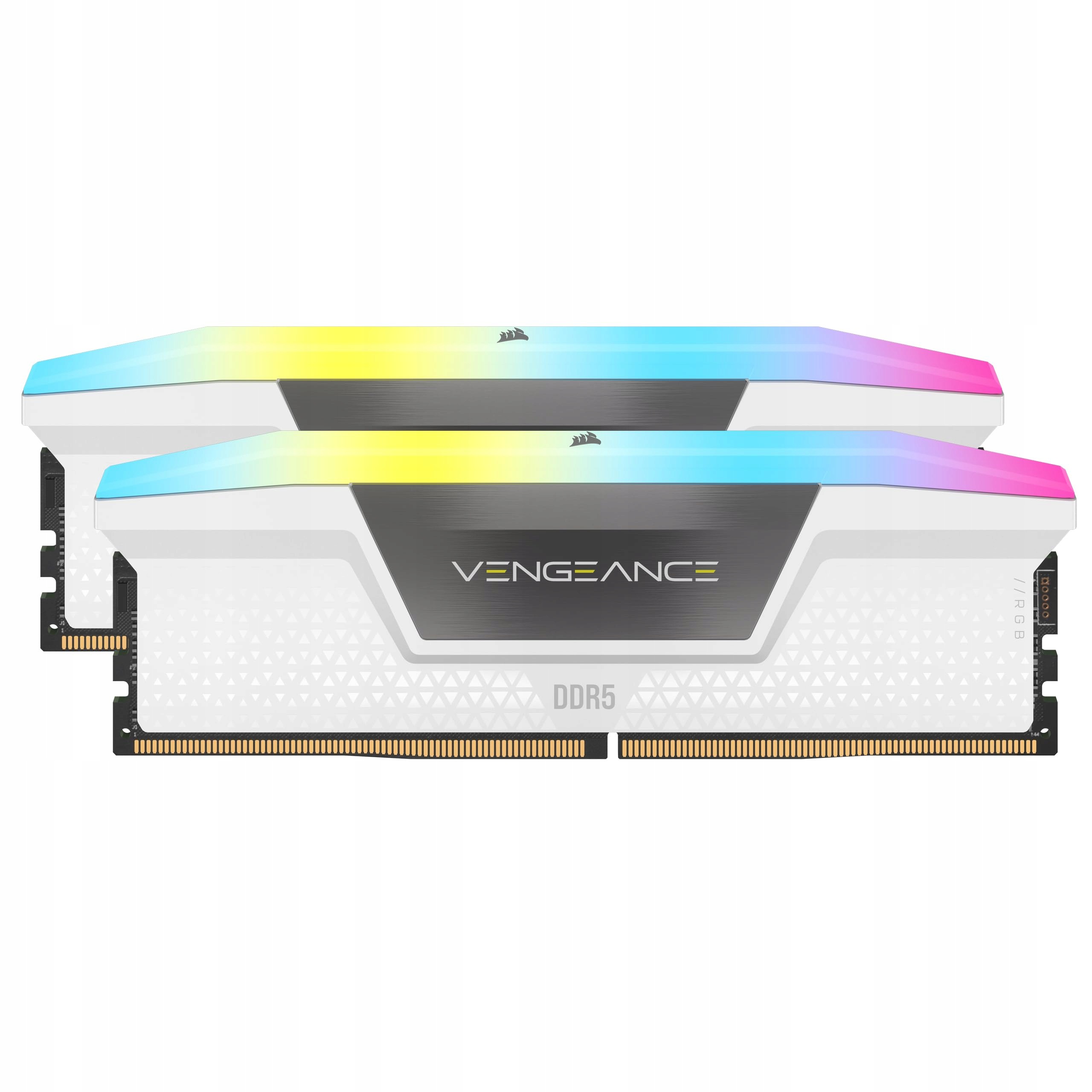 Corsair Vengeance Rgb DDR5 Ram 32GB, až 6000MHz, biela