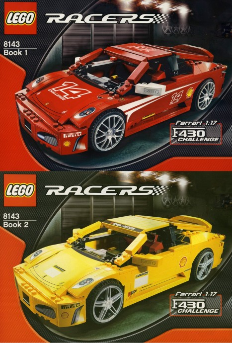 Lego Racers 8143 Ferrari F430 Challenge Nowe