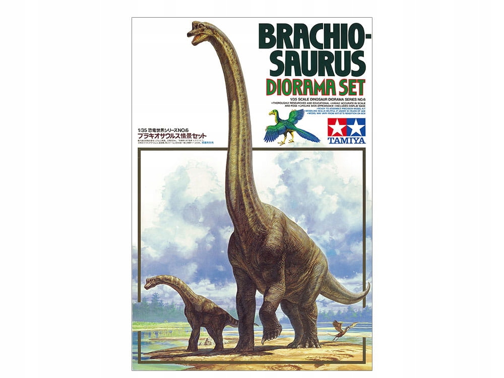 Brontosaurus (Dinosaurus) Diorama 1:35 Tamiya 60106
