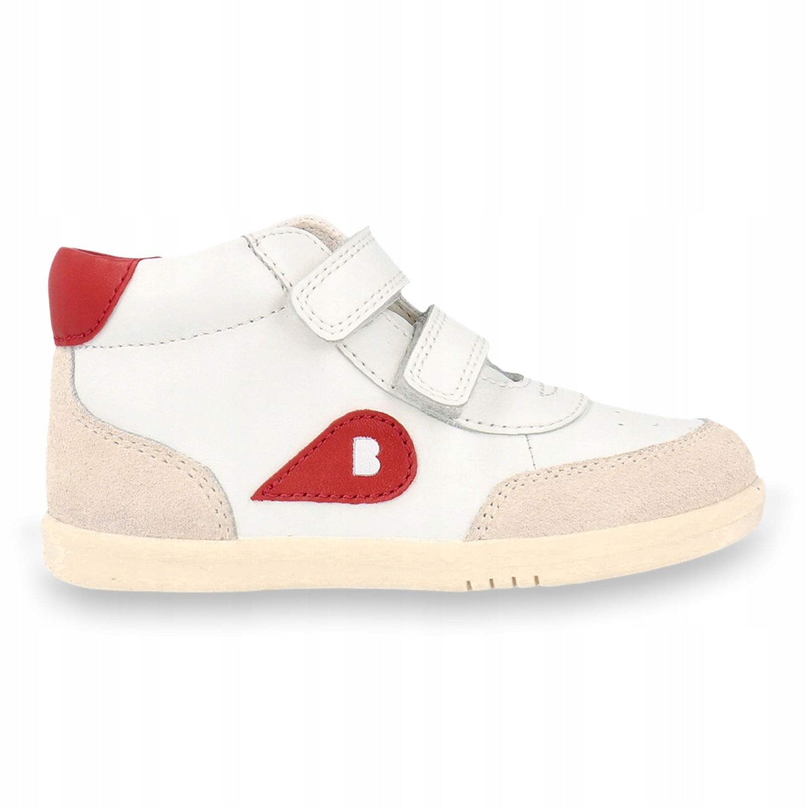 Buty barefoot dziecięce Bobux iWalk Champ High Chalk Radiant Red 23