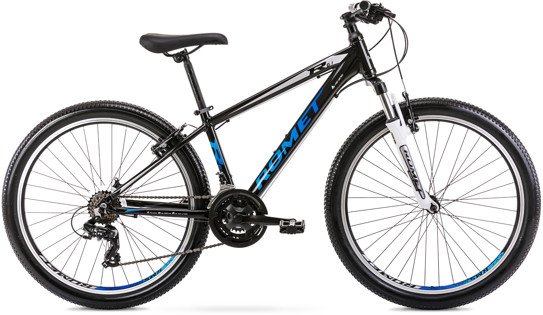 Rower górski Romet Rambler R6.1 26 M(17") czarno-niebieski