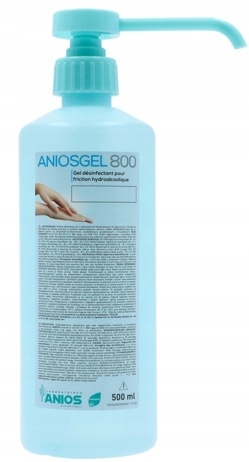 

Żel Aniosgel 800 Dezynfekcja Rąk Z Pompką 500ml