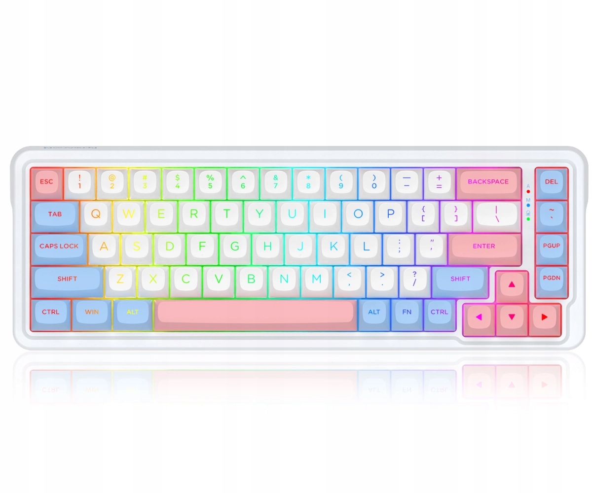 Klawiatura mechaniczna gamingowa Redragon Nova K709WBP-RGB-PRO Bt 2.4GHz