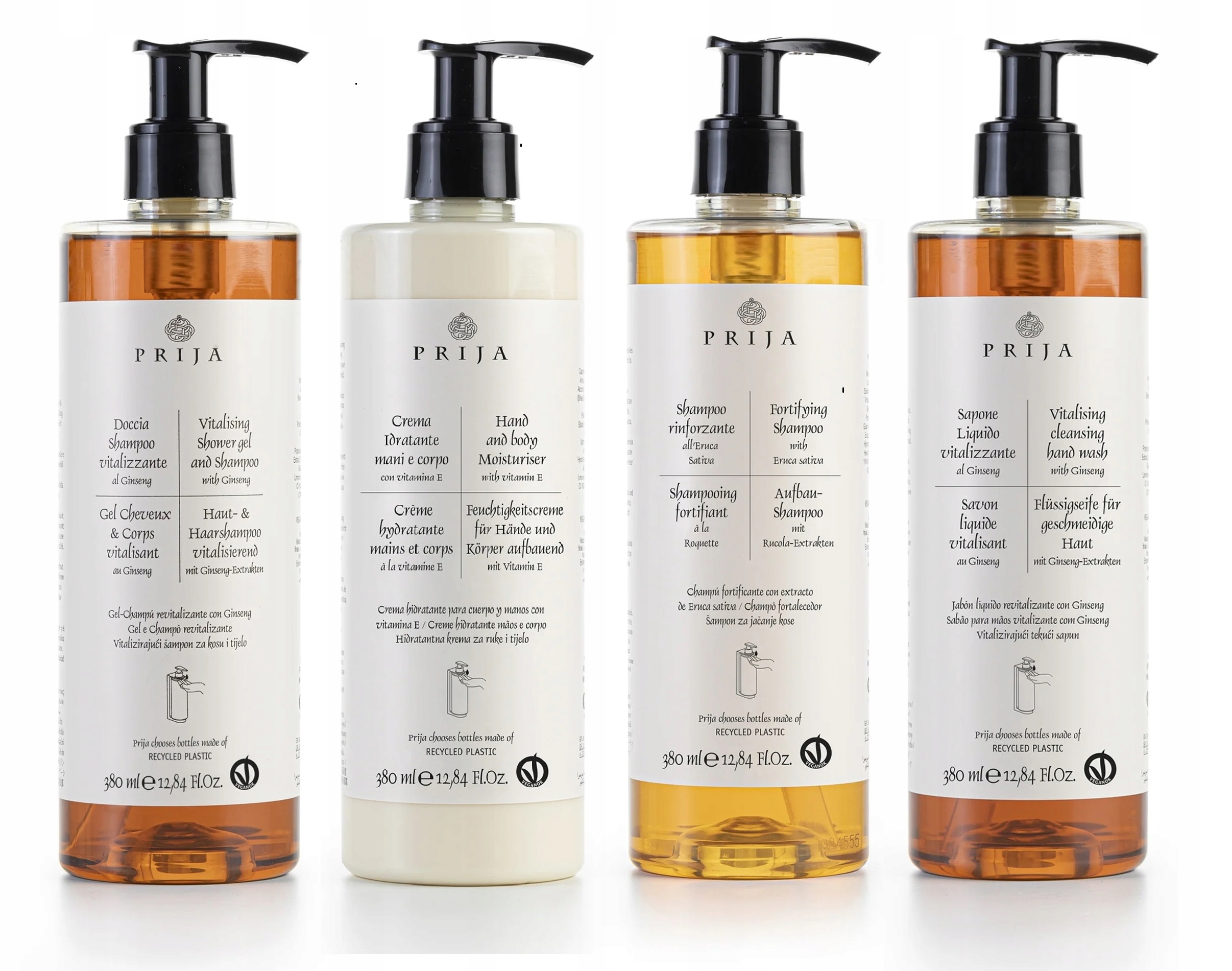 Prija Sada luxusní do koupele kosmetiky 4x380 ml jako Dárek do lázní