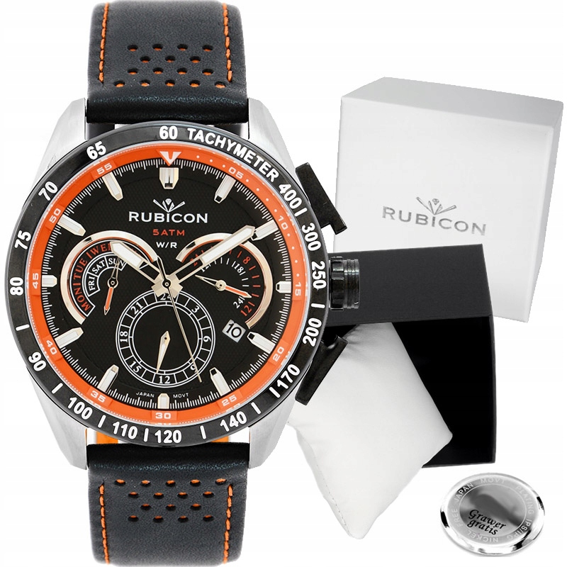 Pánské hodinky Rubicon Command RNCD55-2A Krabička