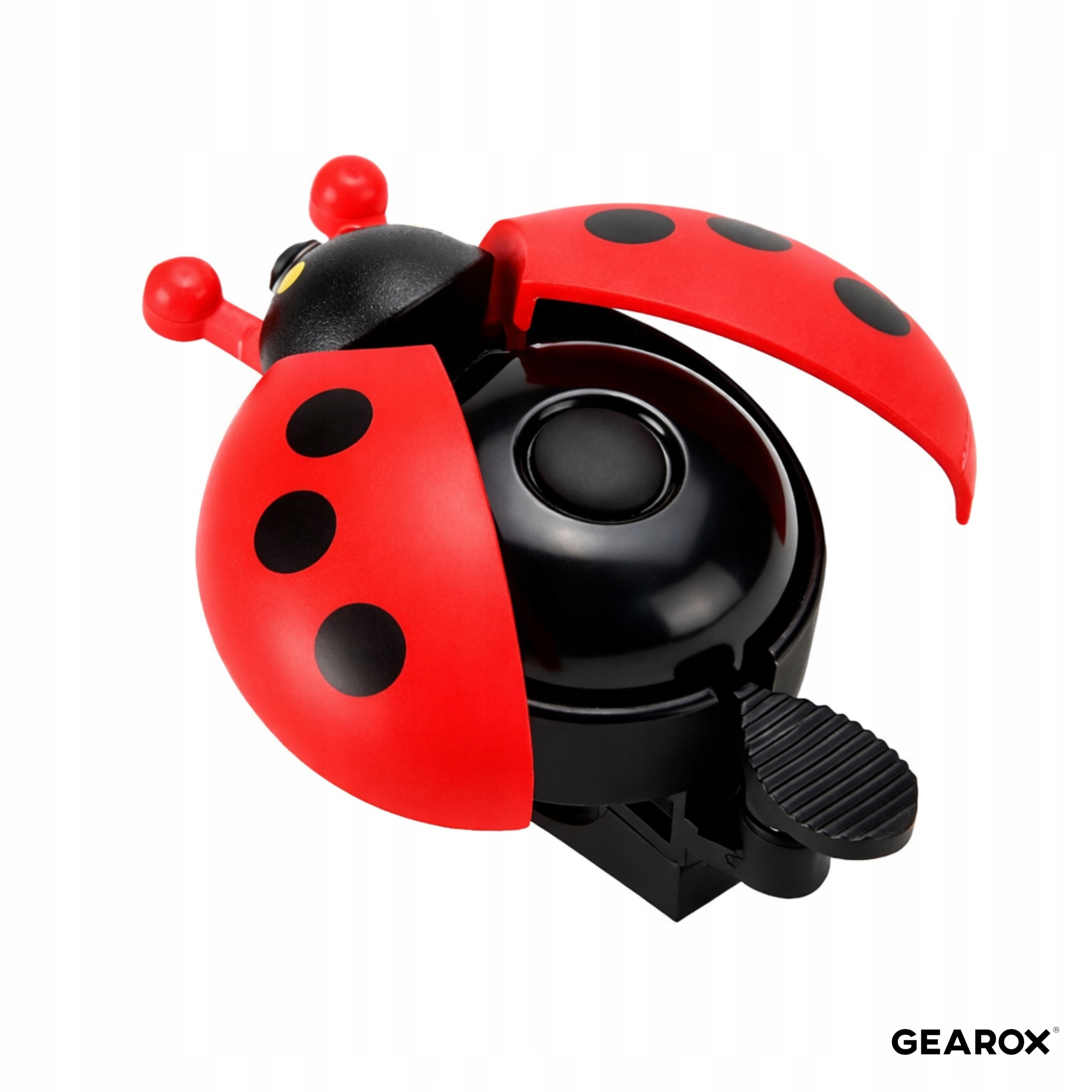 DZWONEK ROWEROWY DZIECIĘCY NA ROWER HULAJNOGĘ DLA DZIECI BIEDRONKA CZERWONA Stan opakowania oryginalne