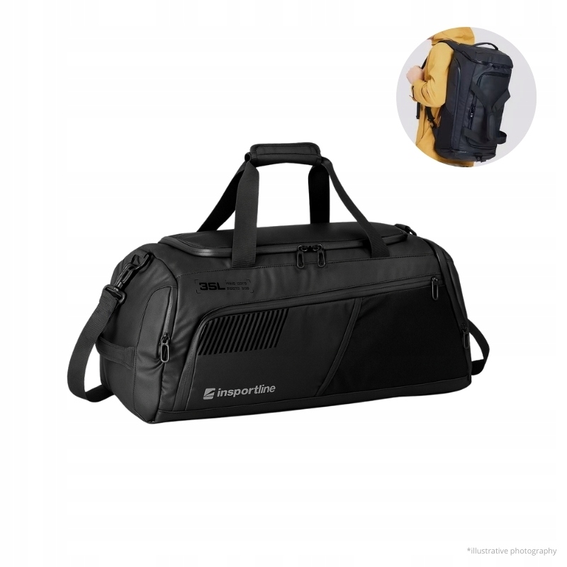Torba Sportowa Plecak 2w1 inSPORTline Cavesso 35L wodoodporna na buty