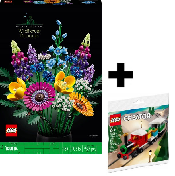 Lego Icons Kytice Z Polních Květů 10313 Lego 30584 Vánoční Sada