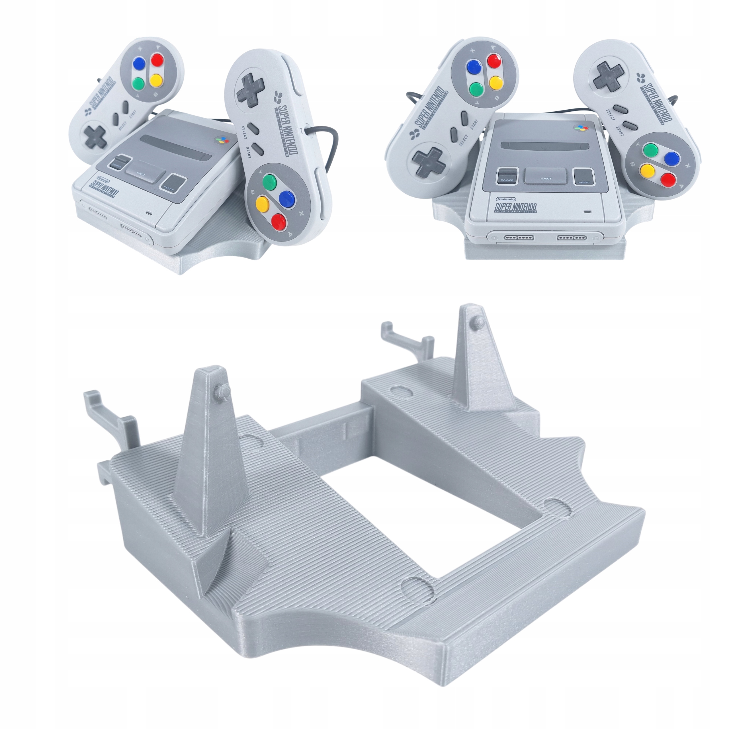 Podstawka Stojak do Snes Mini na Konsolę i 2 Kontrolery