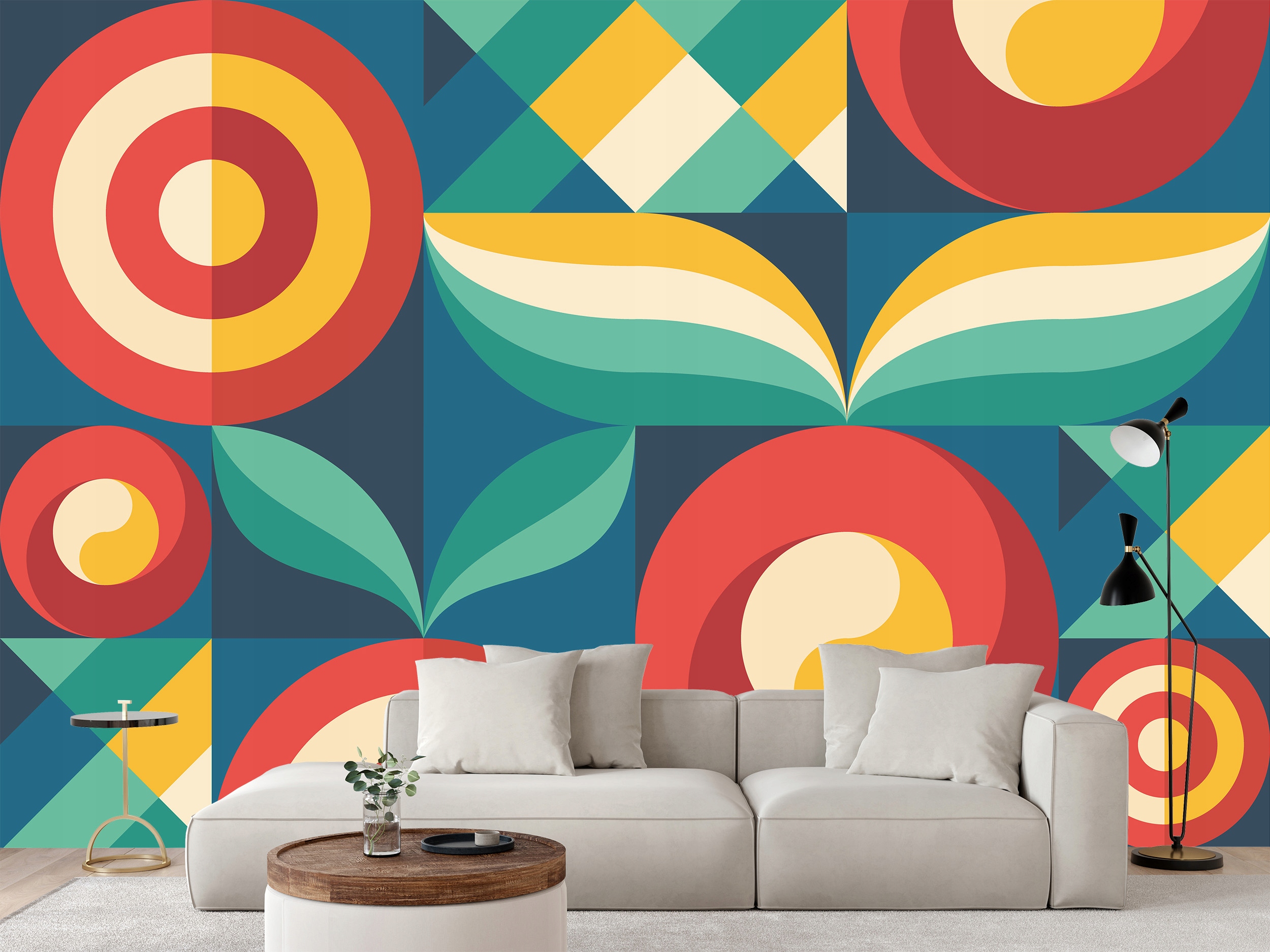 Fototapeta Ilustrace Ovoce Abstraktní Listy 400 x 280 cm