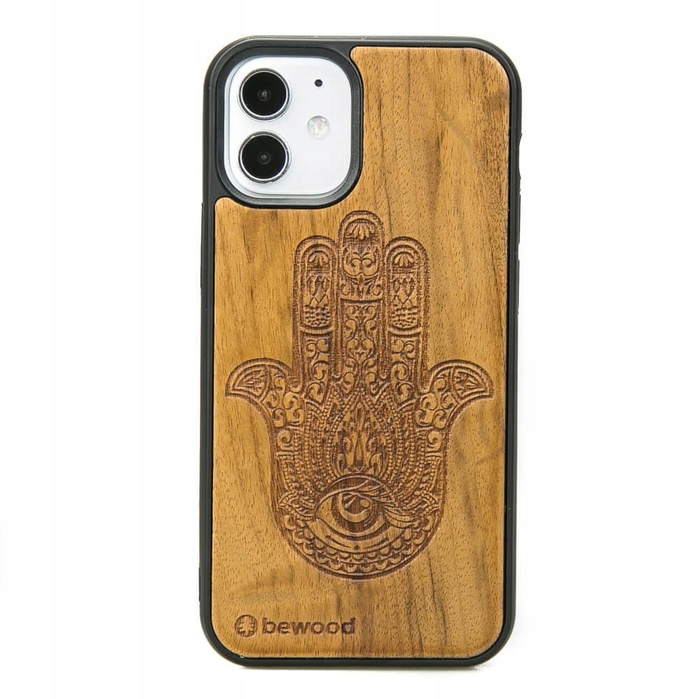 Pouzdro Bewood pro iPhone 12 Mini Hamsa Imbuia