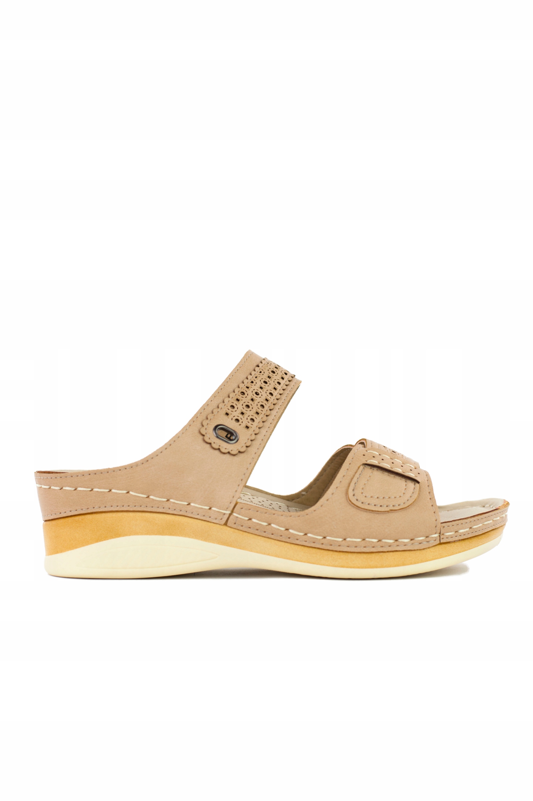 

Klapki kapcie damskie Na Koturnie beżowe (38)