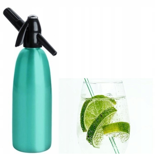 Sifón Saturátor na sódovú vodu CO2 1L mätový