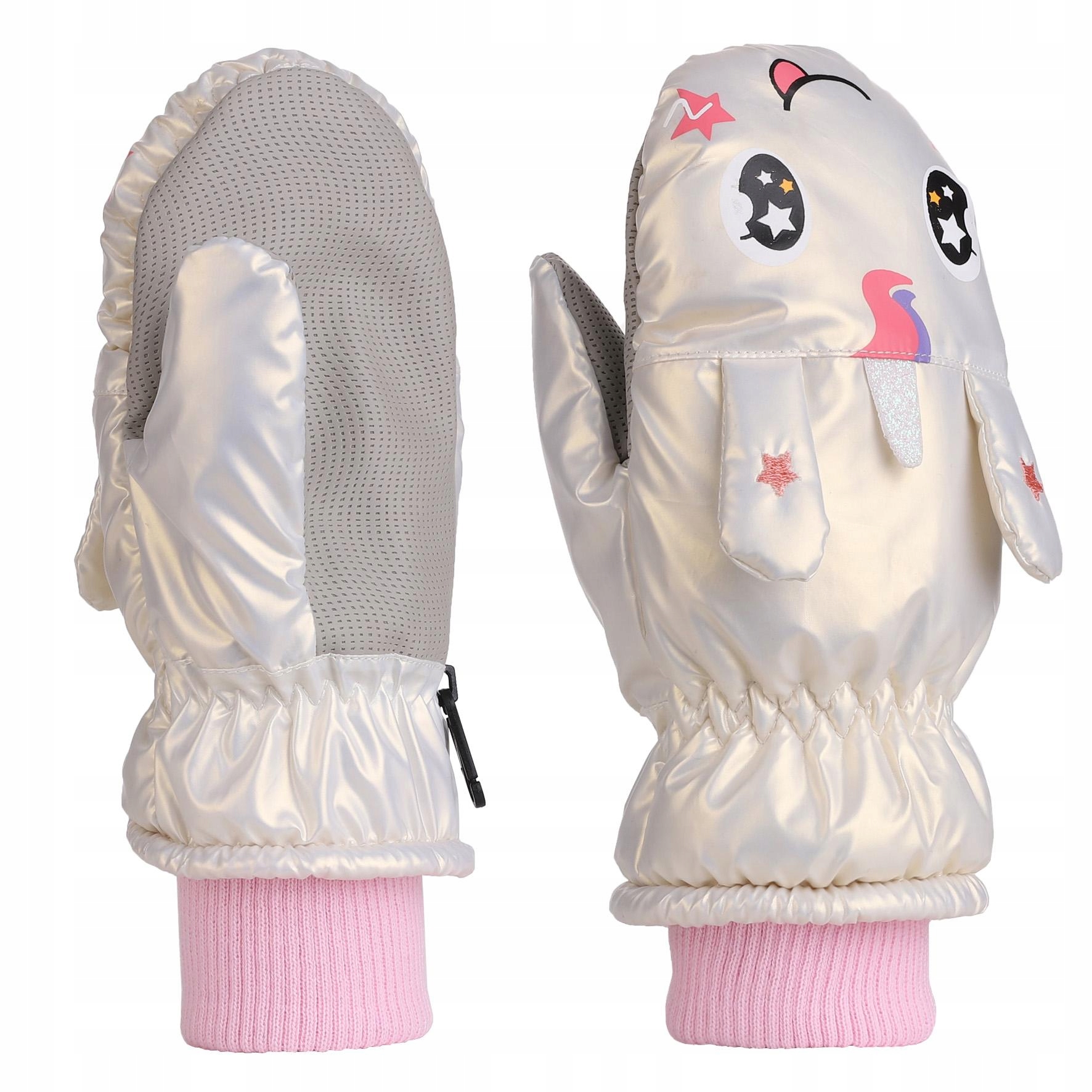 Rękawiczki Narciarskie Dziewczęce Ortalionowe Zimowe Grube Ciepłe 19 MORAJ EAN (GTIN) 5902720443721