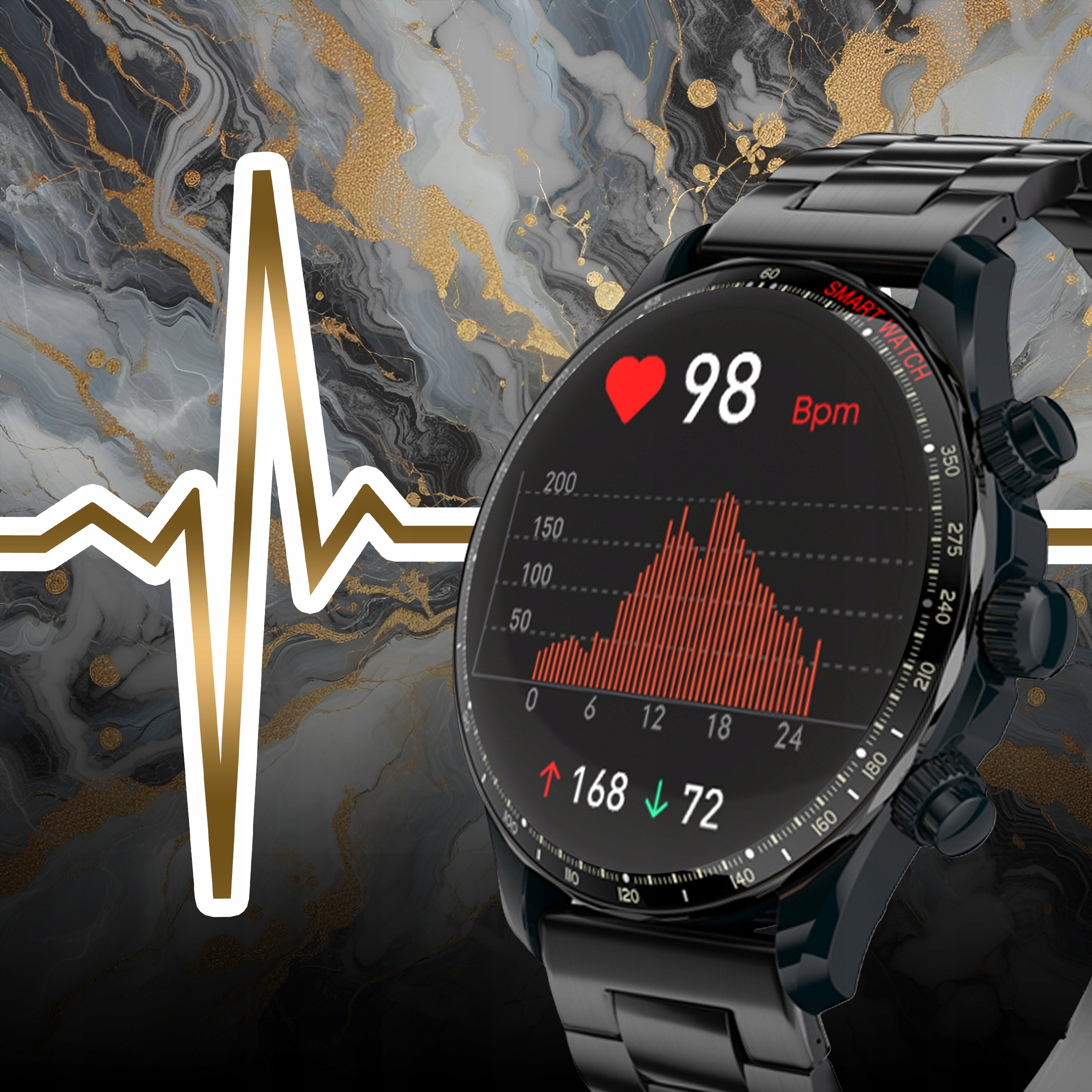 SMARTWATCH ZEGAREK MENU MĘSKI ROZMOWY POLSKIE SPORT AMOLED SMART WATCH Rodzaj smartwatch