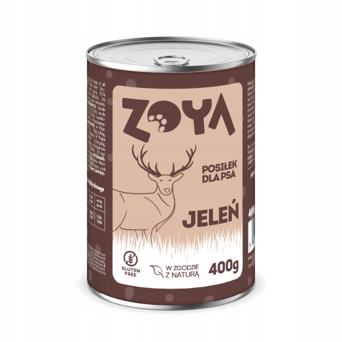 Mokré krmivo pro psy Zoya Deer 6x400g