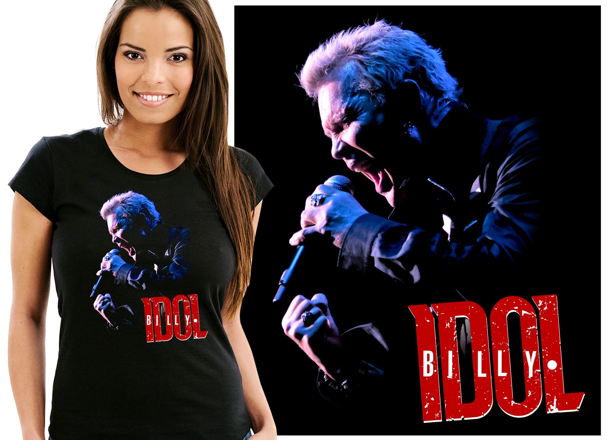 

Billy Idol Koszulka Damska S
