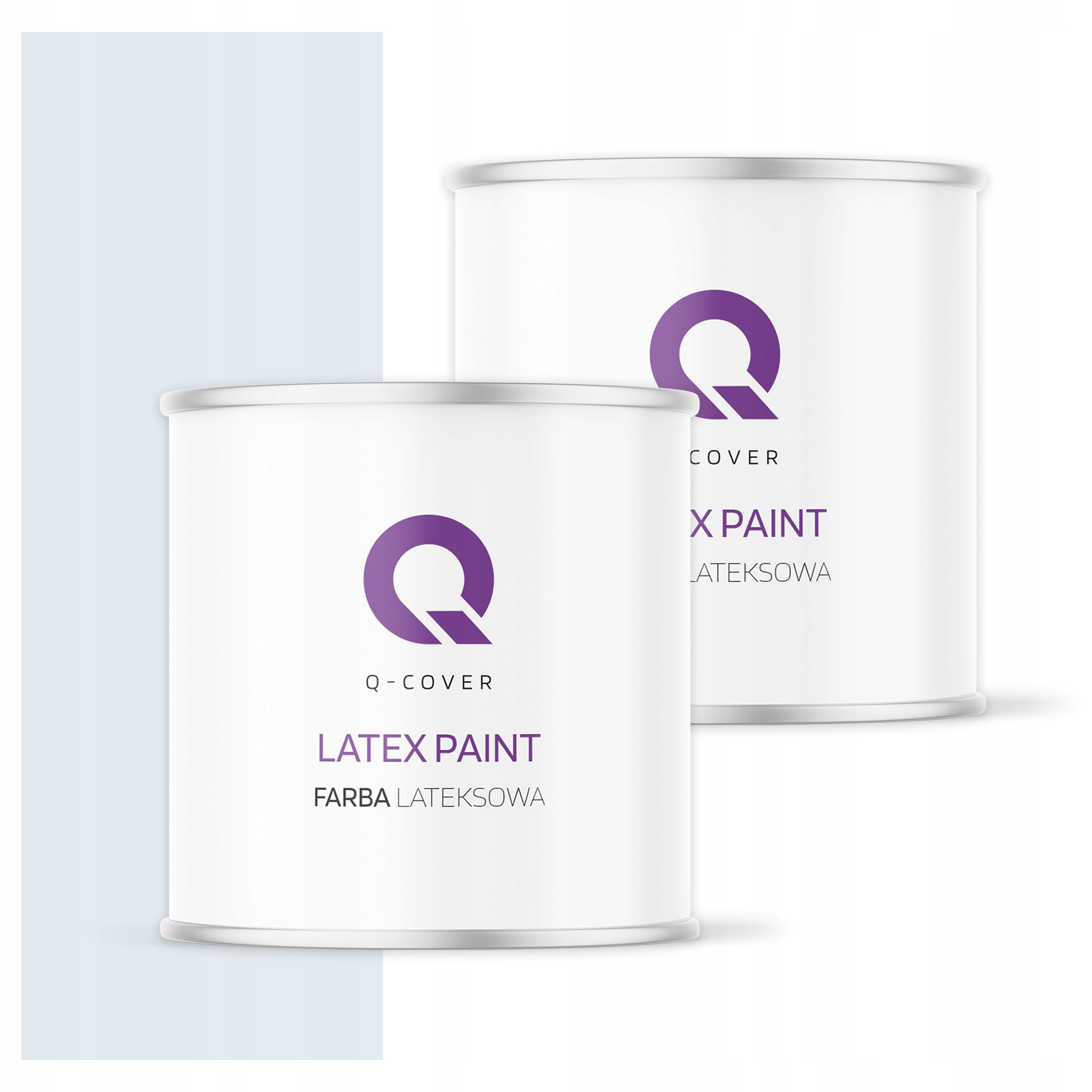 Barva vnitřní stropní barva 2L Hluboká matná Bílá v světle modrá barvě H0179