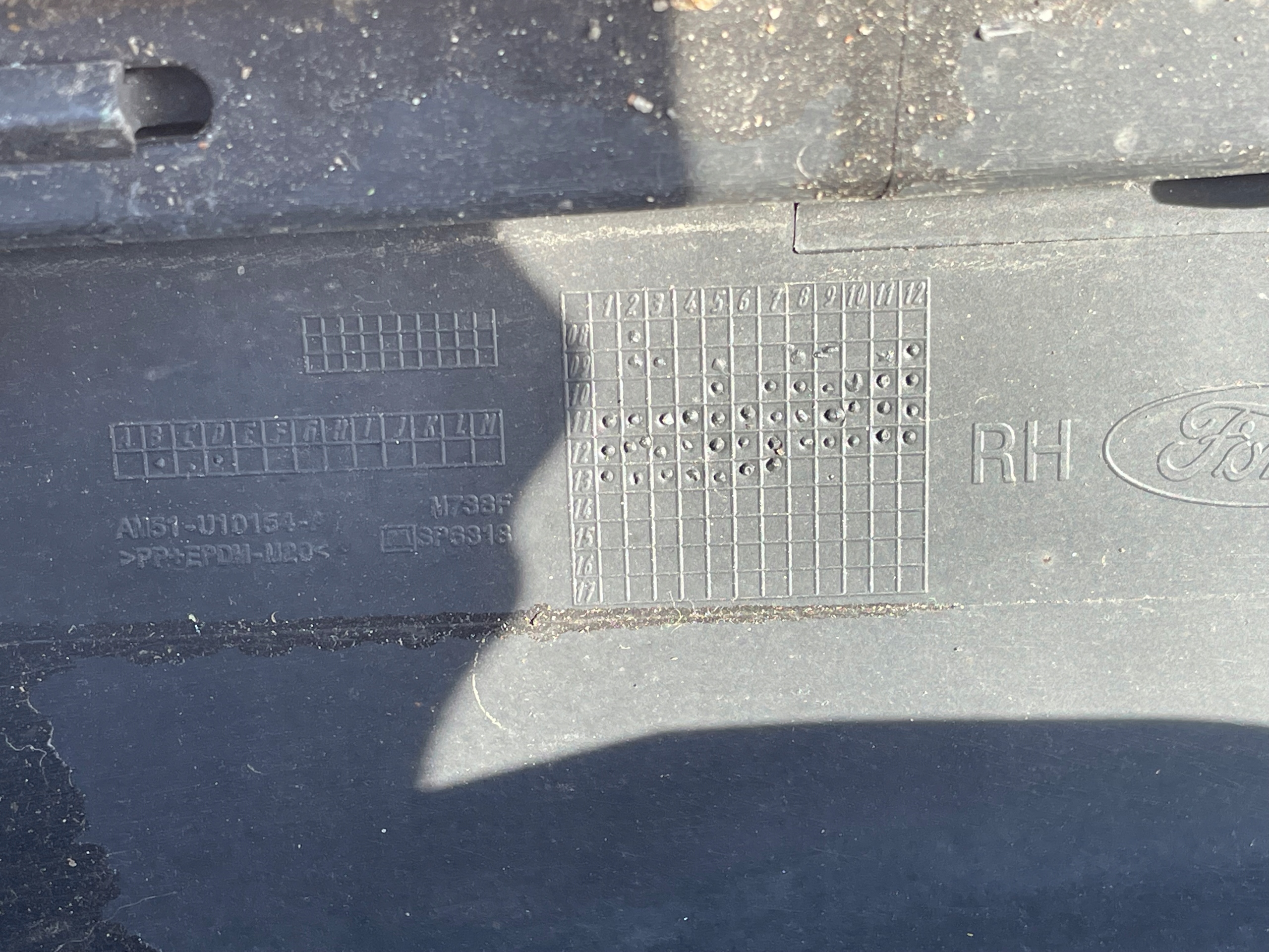 FORD GRAND C-MAX MK2 moulding threshold right