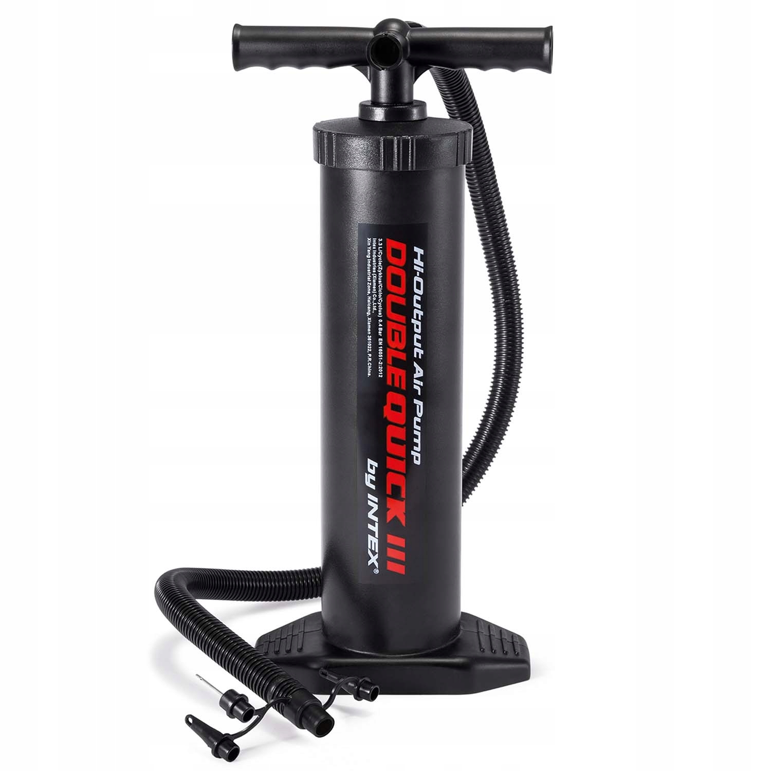 Pompka tłokowa ręczna turystyczna pontonu materaca Liczba końcówek 3