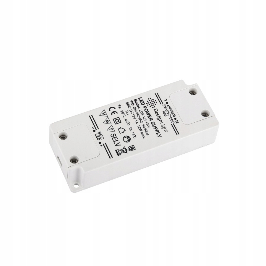 

Zasilacz Led transformator 16W 12V DC Design Light