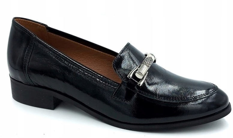 Gamis 3991 Lordsy Černá lakovaná kůže vel 41