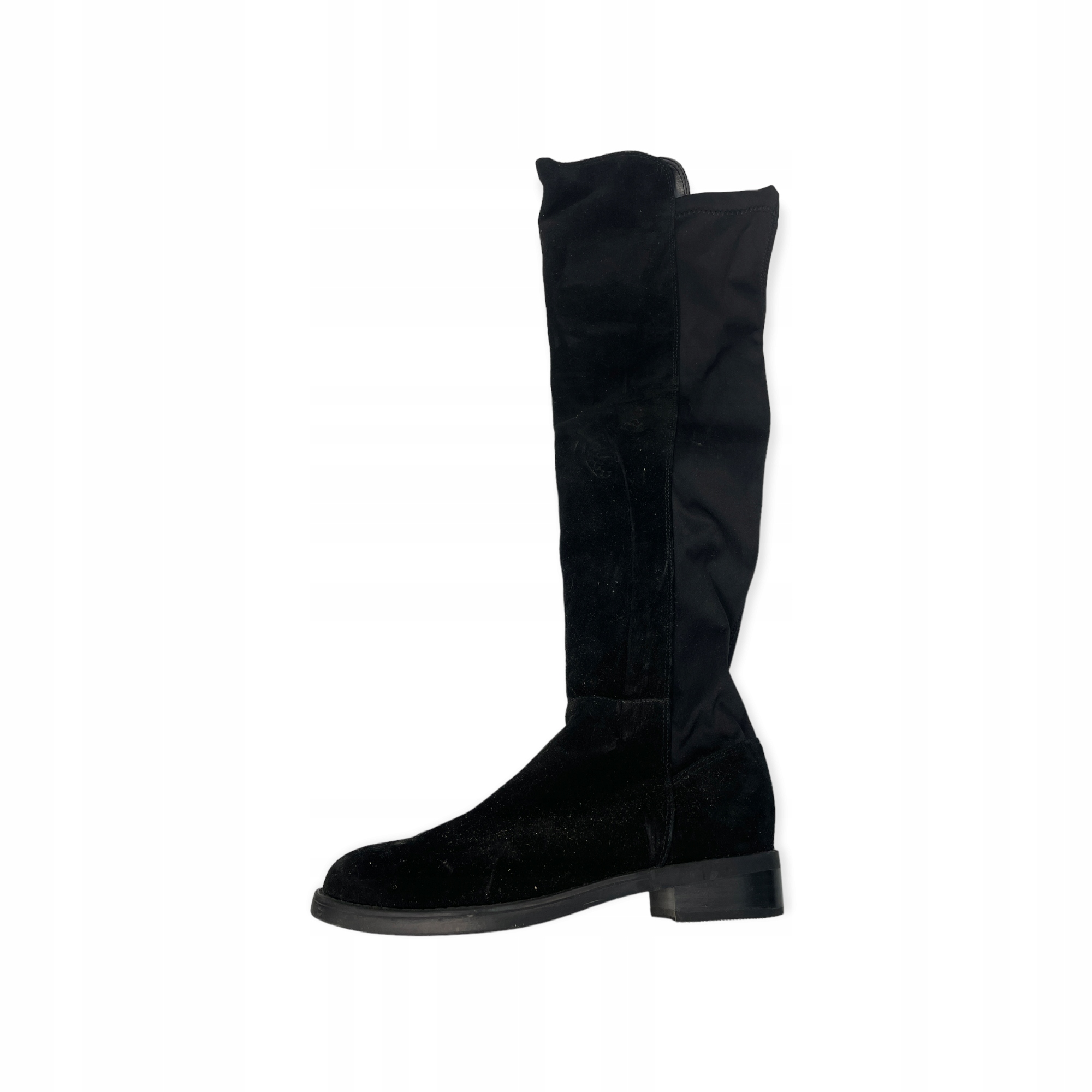 Dlouhé dámské kozačky se semišovým zipem Blondo 37